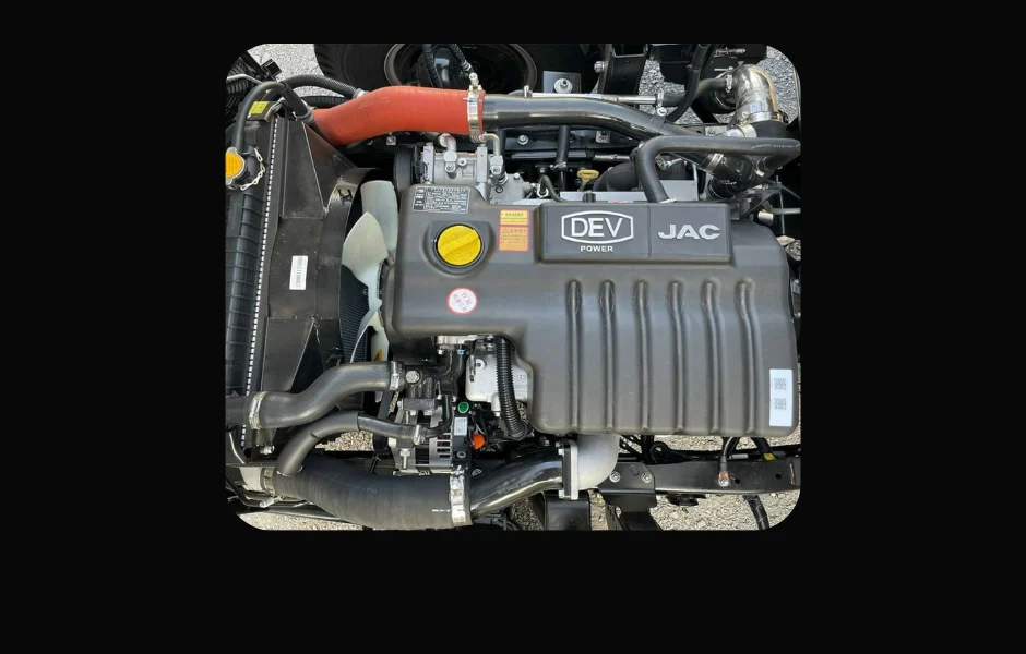 JAC N350 thùng mui bạt 3.5 tấn thùng dài 5m3 Động cơ 1