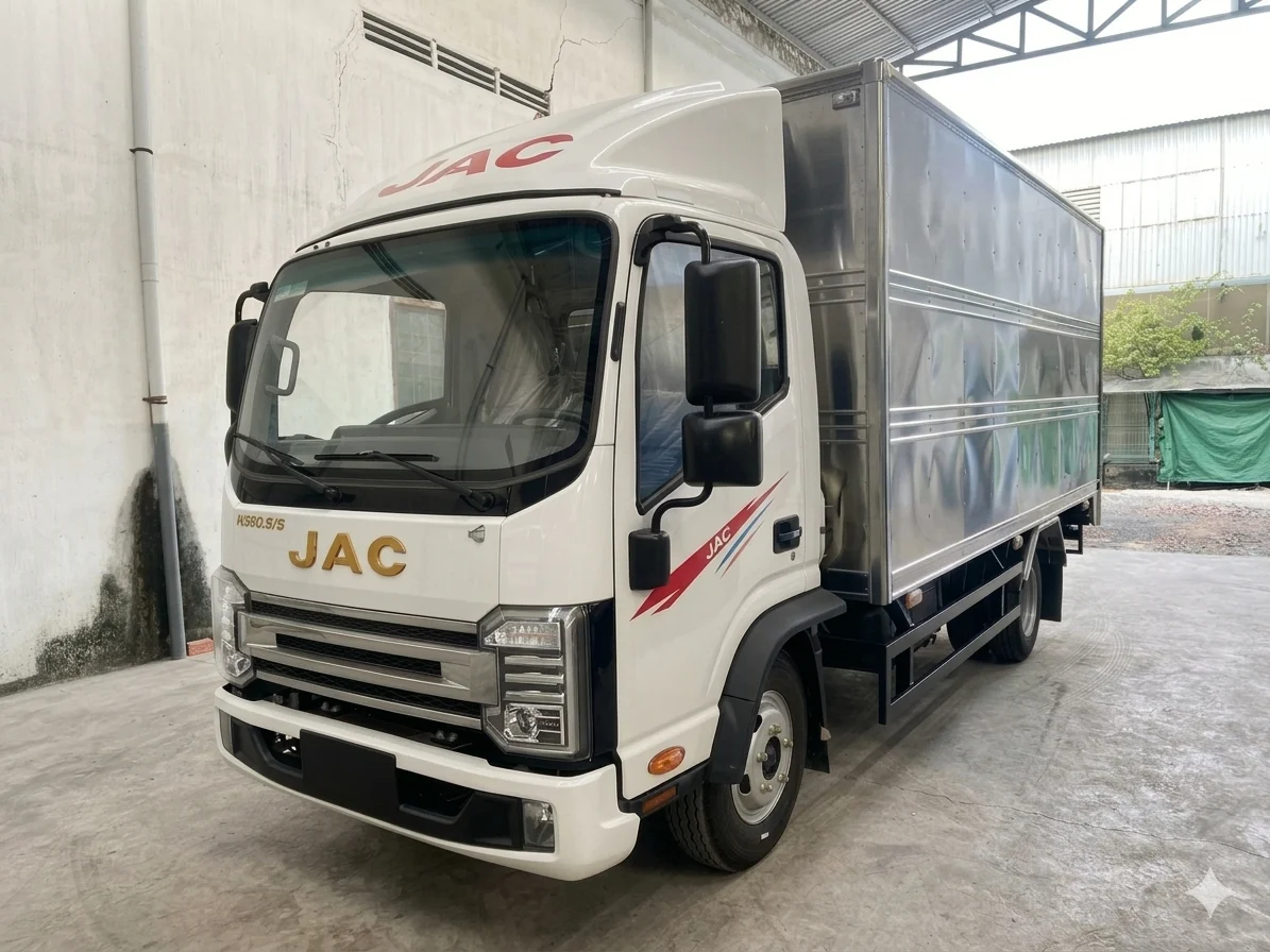 JAC N200S E5A – Thùng kín Phẳng