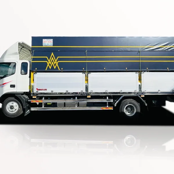 JAC N750 PLUS E5A Thùng mui bạt bửng nhôm
