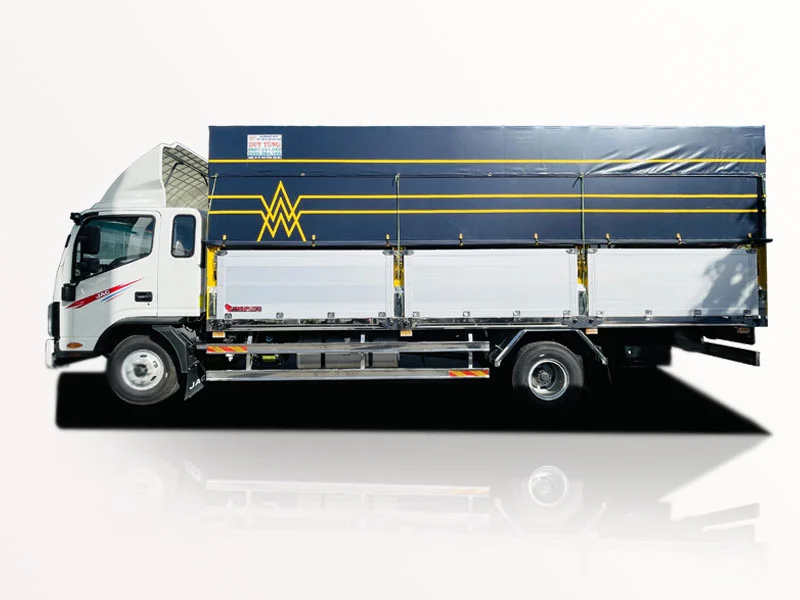 JAC N750 E5A thùng mui bạt 7.5 tấn dài 5.3m Ngoại thất 1